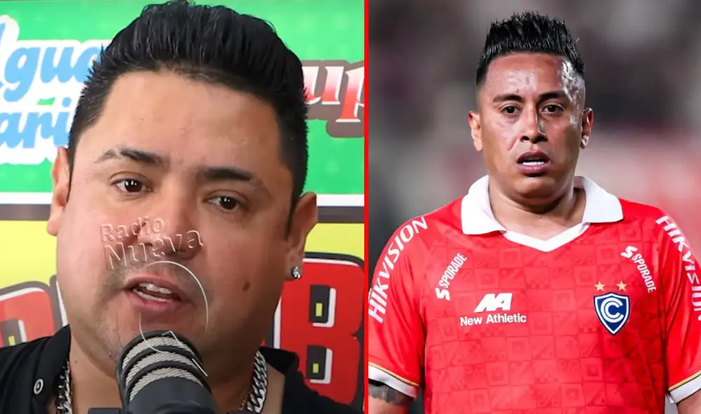 Lucho Cuéllar no dudó en opinar sobre la faceta de cantante de Christian Cueva. Foto: Radio Nueva Q/difusión