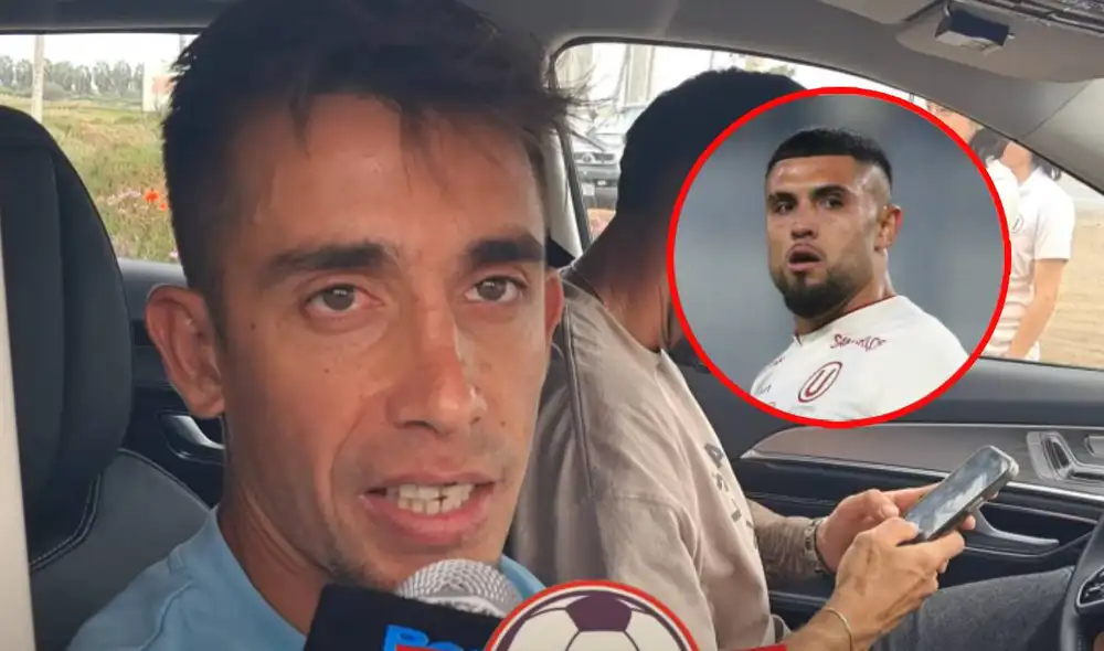 Martín Pérez Guedes minimizó la salida de Rodrigo Ureña de Universitario. Foto: composición LR/GLR/captura de YouTube/'Entre bolas'