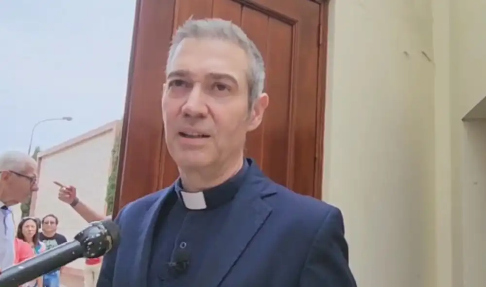 Monseñor Bertomeu exhortó a los miembros del Sodalicio a vivir con calma el proceso de disolución. Foto: Grecia Infante/La República