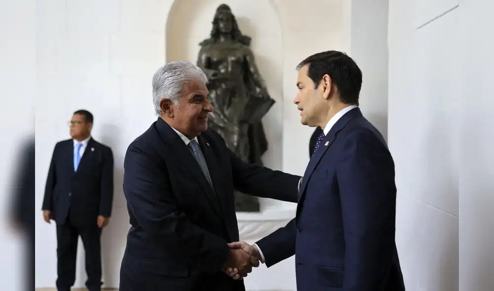 Panamá reafirma su relación con Estados Unidos tras reunión con secretario de Estado, Marco Rubio. Foto: AFP Panamá reafirma su relación con Estados Unidos tras reunión con secretario de Estado, Marco Rubio. Foto: AFP