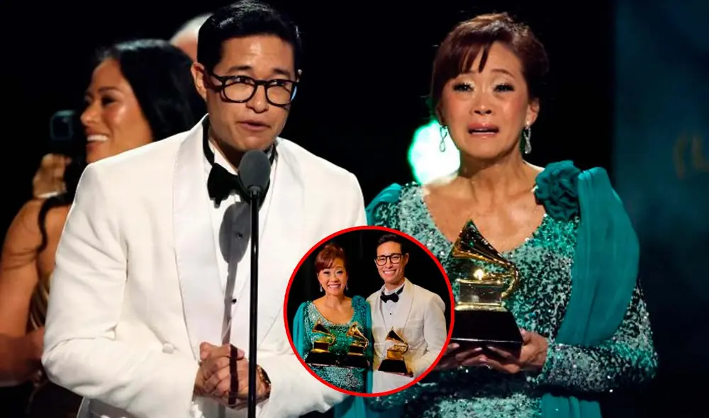 Mimy Succar y Tony Succar dejaron el nombre de Perú en lo más alto de los Grammy 2025. Foto: Composición LR/Captura/Difusión