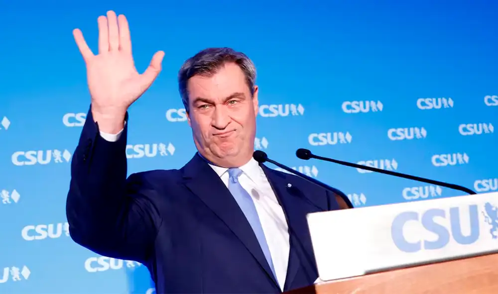 Söder espera reafirmar la postura de la CSU y la CDU de no colaborar con la AfD. Foto: T-online. Söder espera reafirmar la postura de la CSU y la CDU de no colaborar con la AfD. Foto: T-online.