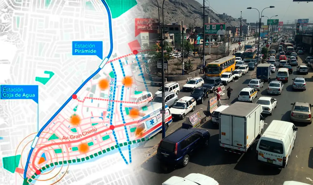 Proyecto de infraestructura vial en San Juan de Lurigancho fue reconocido internacionalmente. Foto: composición LR/Agustín Sosa/Andina