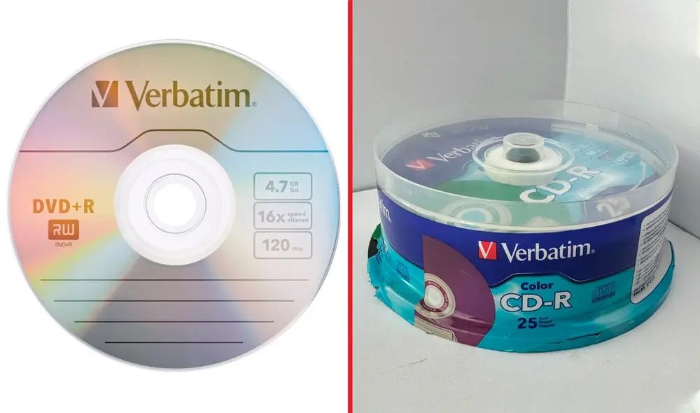 Al igual que Princo, los discos Verbatim eran muy populares. Foto: composición LR