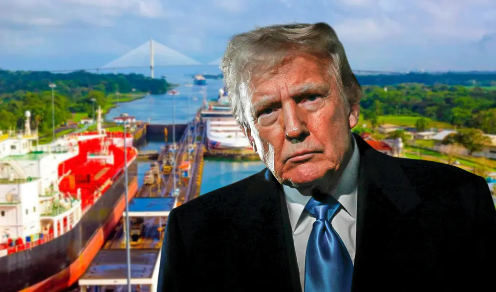 Donald Trump, en su segundo gobierno, buscará recuperar el Canal de Panamá. Foto: composición LR/AFP
