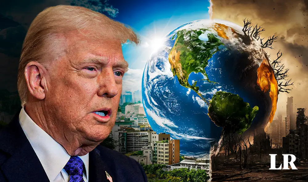 Desde su primer gobierno, Trump ha manifestado su oposición a iniciativas para enfrentar el cambio climático. Foto: composición LR Desde su primer gobierno, Trump ha manifestado su oposición a iniciativas para enfrentar el cambio climático. Foto: composición LR