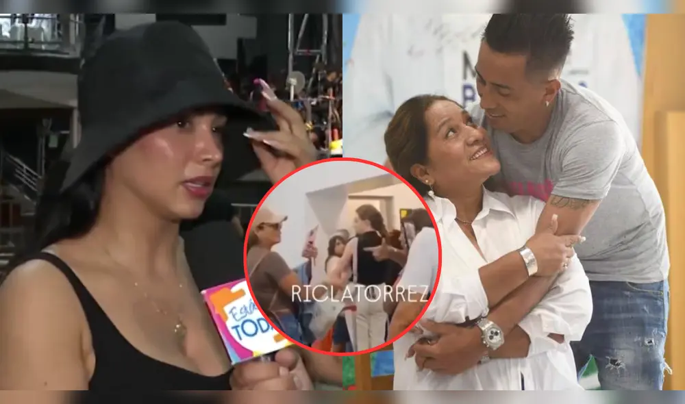 Pamela Franco se pronunció sobre la reciente pelea entre la madre de Christian Cueva y Pamela López. Foto: Composición LR/América/Instagram/TikTok