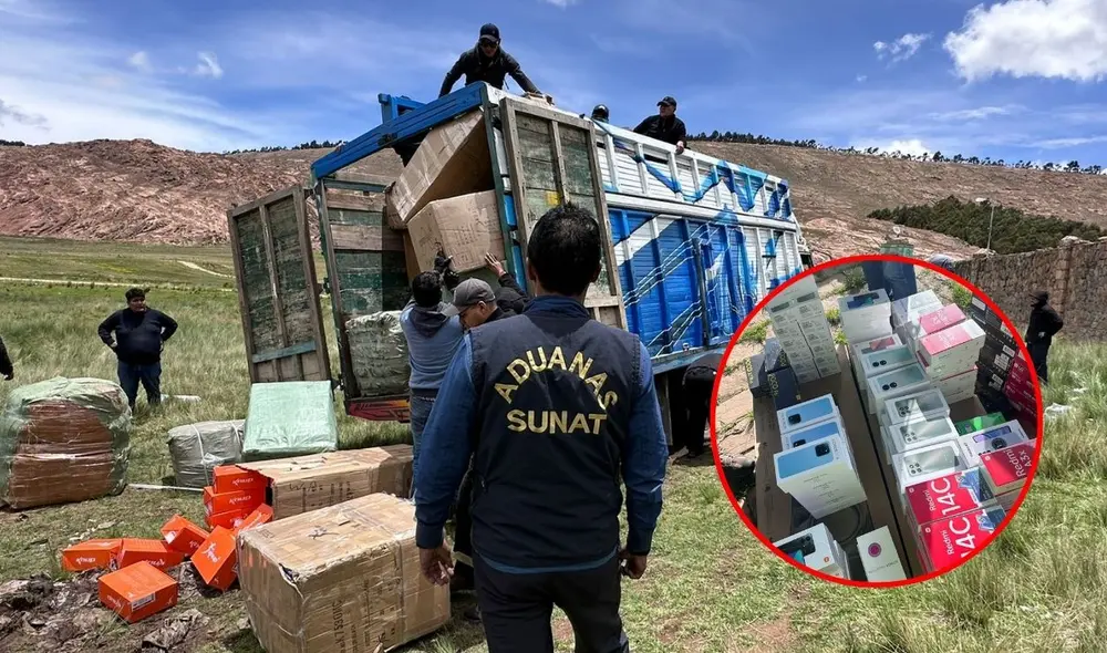 SUNAT y PNP realizan incautación de mercancías extranjeras valuadas en 4 millones de soles en Puno. Foto: Cinthia Alvarez/LR SUNAT y PNP realizan incautación de mercancías extranjeras valuadas en 4 millones de soles en Puno. Foto: Cinthia Alvarez/LR