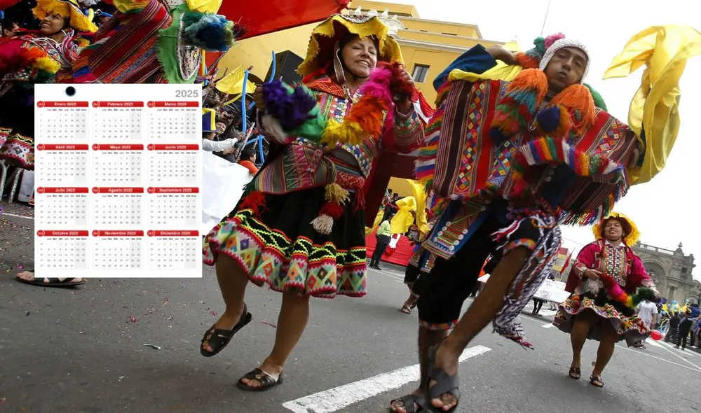 Peruanos disfrutarán de los días feriados durante el año 2025. Foto: Composición LR/Andina. Peruanos disfrutarán de los días feriados durante el año 2025. Foto: Composición LR/Andina.