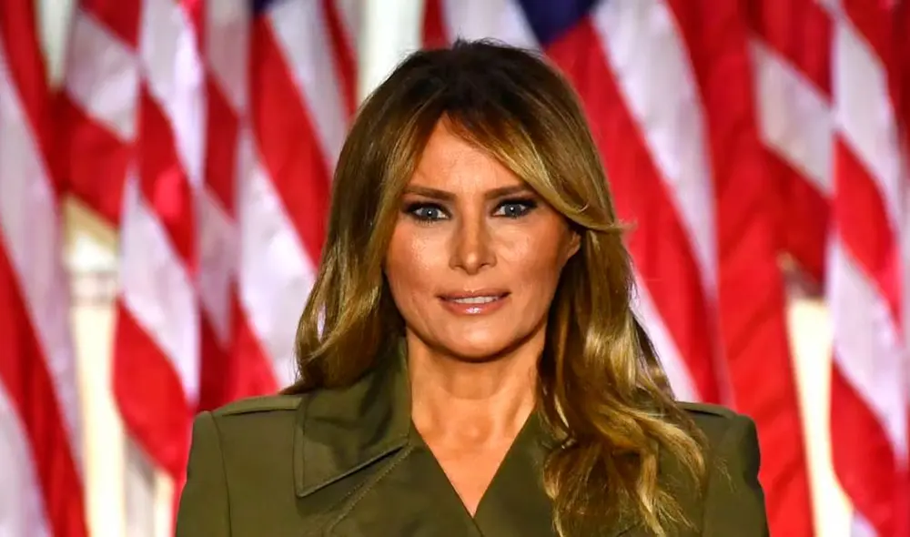 Melania Trump se defiende de rumores sobre su matrimonio con Donald Trump en una entrevista de 1999. Aclara que su relación no se basa en intereses económicos. Foto: AFP Melania Trump se defiende de rumores sobre su matrimonio con Donald Trump en una entrevista de 1999. Aclara que su relación no se basa en intereses económicos. Foto: AFP