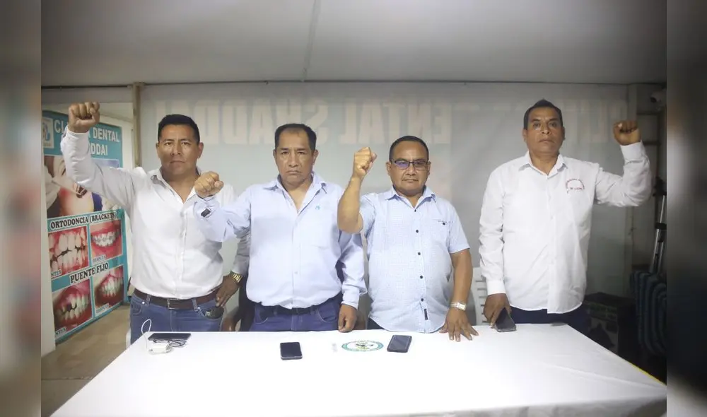 Gremios de transporte se unen en protesta por inseguridad ciudadana. Foto: Carlos Félix