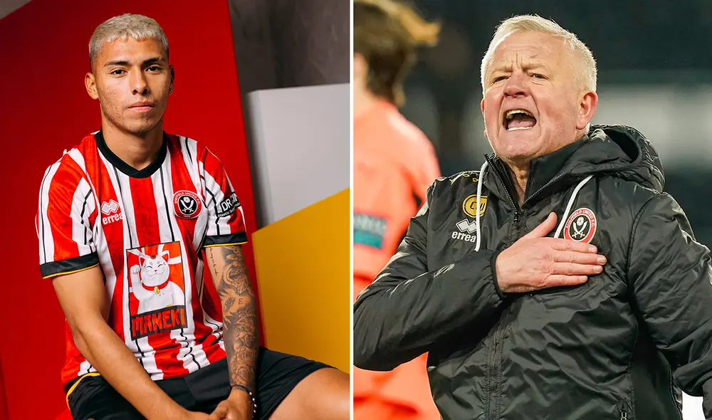 Jefferson Cáceres despertó el interés de Chris Wilder, DT de los Blades. Foto: composición de LR/Sheffield United