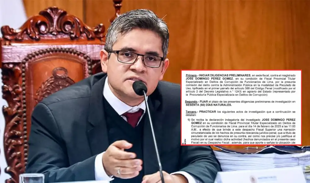 Domingo Pérez ya enfrenta una denuncia por presunto enriquecimiento ilícito. Foto: composición LR