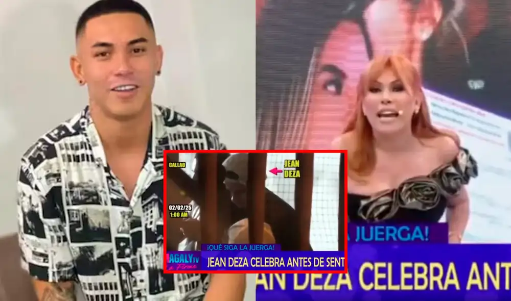 Magaly Medina lanzó un fuerte comentario contra Jean Deza. Foto: Composición LR/ATV.