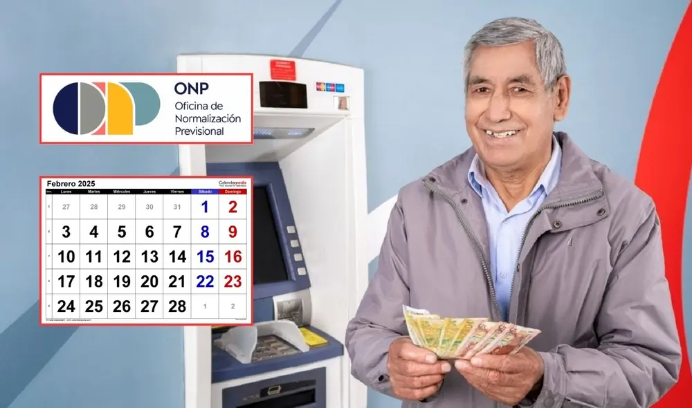 El cronograma de pagos ONP se establece a inicios de año y aplica para todos los regimenes. Foto: Andina/ONP/Calendarpedia/LR