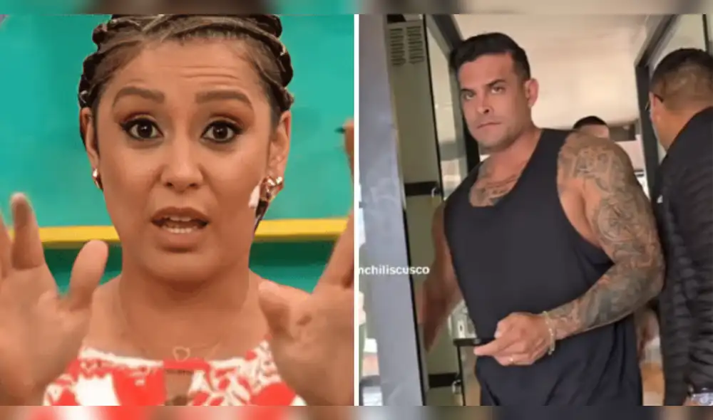 Karla Tarazona criticó duramente la forma en que se manejó la sorpresa para Christian Domínguez. Foto: Composición LR/Panamericana/TikTok