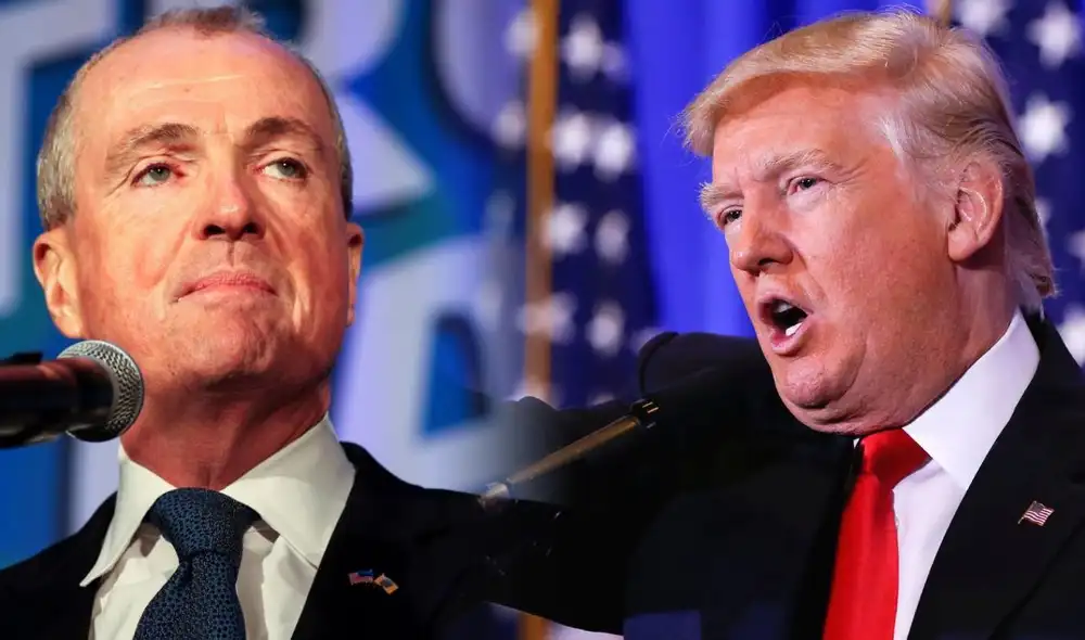 El gobernador de Nueva Jersey habría desafiado a Donald Trump con esas declaraciones. Composición: Lr/CNN