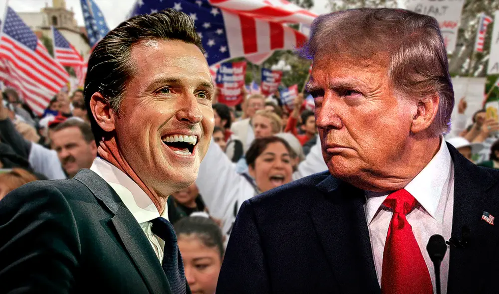 Gavin Newsom aprobó una nueva medida que no será del agrado de Donald Trump. Foto: composición LR/difusión Gavin Newsom aprobó una nueva medida que no será del agrado de Donald Trump. Foto: composición LR/difusión