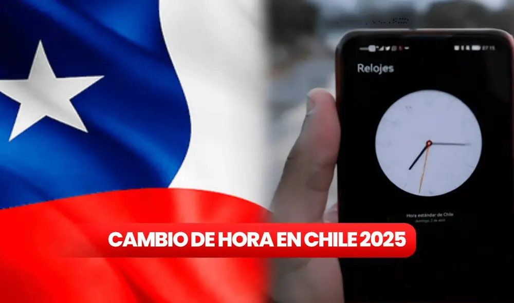 Los relojes se ajustan dos veces al año en Chile. Foto: composición LR/Freepik