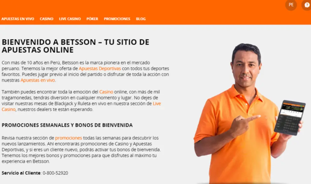 Betsson Perú se destaca como la casa de apuestas líder en el país, gracias a su sólida presencia, operación legal y compromiso con el usuario.