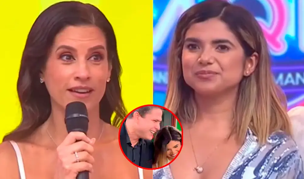 Susana Alvarado y Paco Bazán se 'casaron' simbólicamente. Foto: Composición LR/Captura/América TV/Captura/Nueva Q