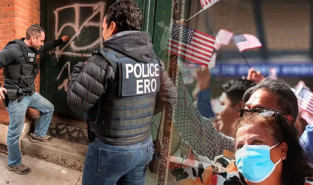 ICE, a pesar de la decisión de Donald Trump, se encuentra liberando inmigrantes sin deportación. Foto: composición LR/difusión