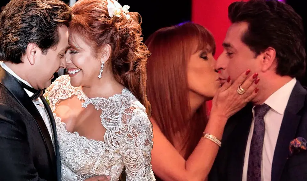 Magaly Medina y Alfredo Zambrano se casaron el 2016. Foto: Composición LR/Captura/YouTube