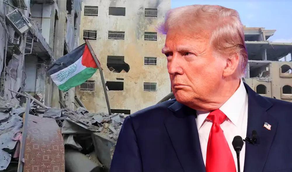 La semana pasada, Trump sugirió trasladar a los palestinos de Gaza a Jordania y Egipto. Foto: Composición LR.