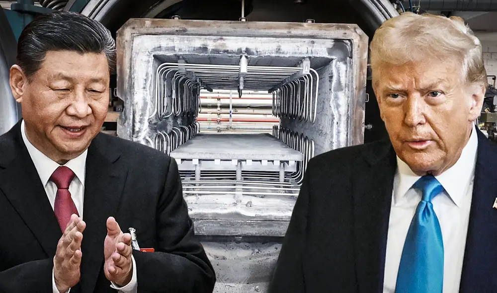 Con el 80% del suministro global, China impone restricciones a este metal estratégico para Trump y Estados Unidos. Foto: composición LR/AFP