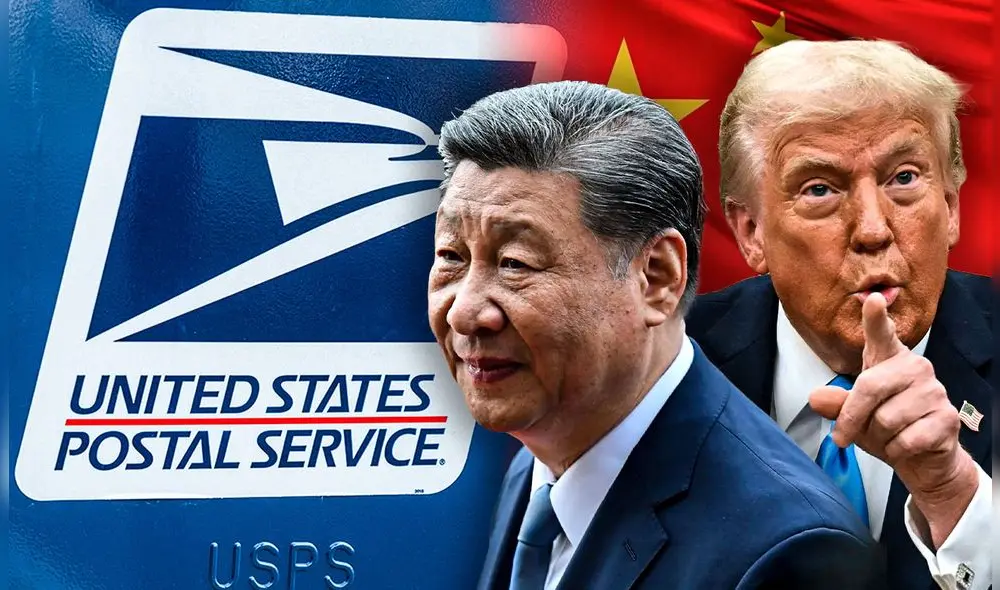 La reciente decisión del Servicio Postal de Estados Unidos (USPS) podría frenar temporalmente la llegada de paquetes. Foto: Composición LR/AFP/Bloomberg.