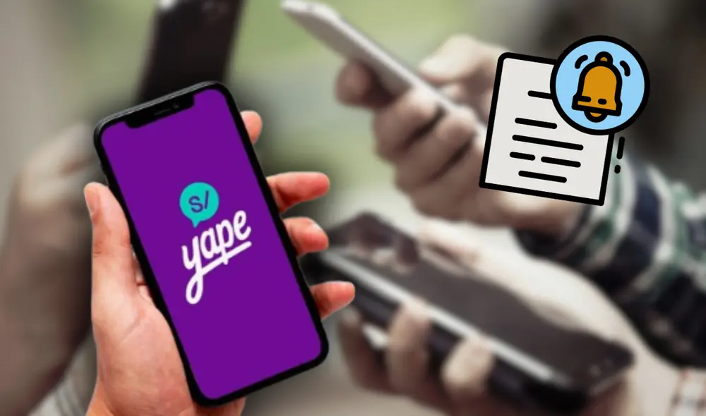 Yape tiene un característico sonido de notificación que diferencia a las demás notificaciones. Foto: composición LR/Andina/internet