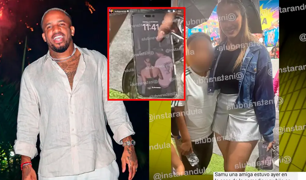 Jefferson Farfán y Xiomy Kanashiro cuentan con 40 y 27 años respectivamente. Foto: Composición LR/Instagram/Instarándula.