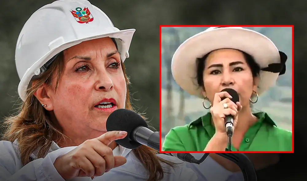 Ciudadana de Abancay le aclaró a la presidenta Dina Boluarte que dicha obra no le pertenece a los gobernadores y autoridad, solo a las personas de pueblo. Foto: Composición/LR