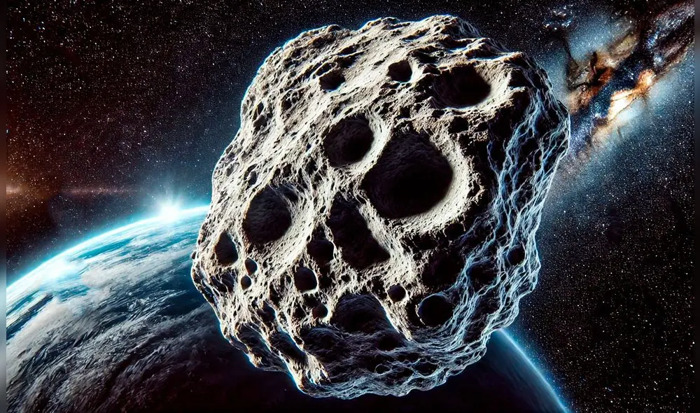 El asteroide 2024 YR4 es un objeto cercano a la Tierra que fue descubierto el 27 de diciembre de 2024. Foto: IA/La República. El asteroide 2024 YR4 es un objeto cercano a la Tierra que fue descubierto el 27 de diciembre de 2024. Foto: IA/La República.