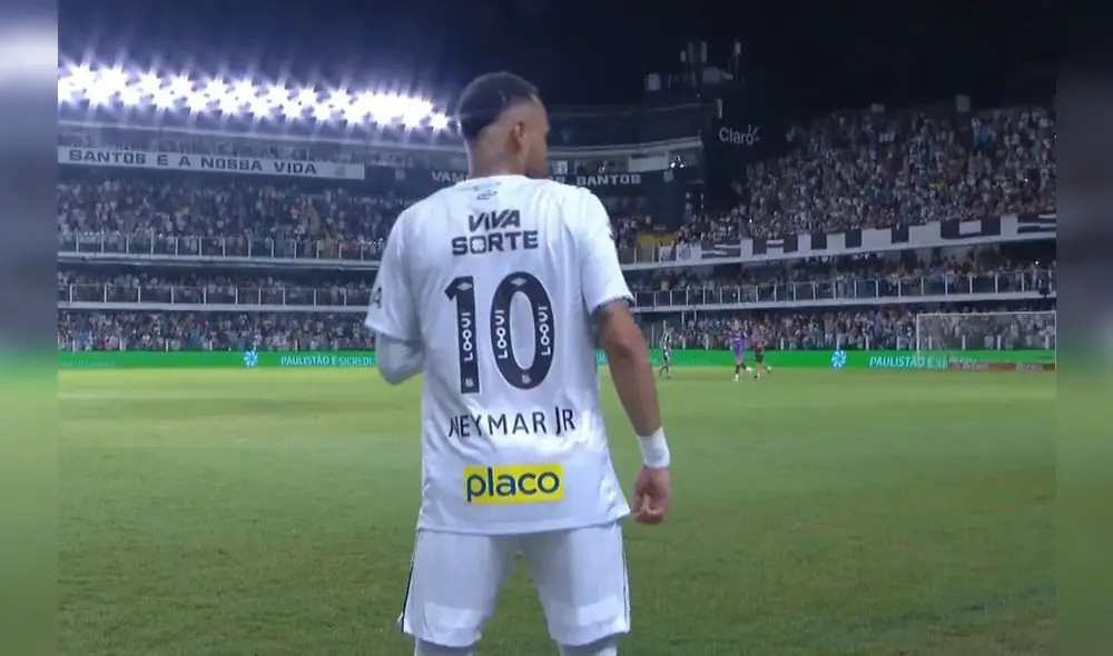Neymar dejó Santos en el 2013. Foto: captura de pantalla
