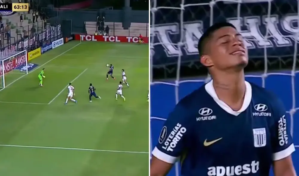 Kevin Quevedo protagonizó la jugada más clara para Alianza Lima en el segundo tiempo. Foto: captura