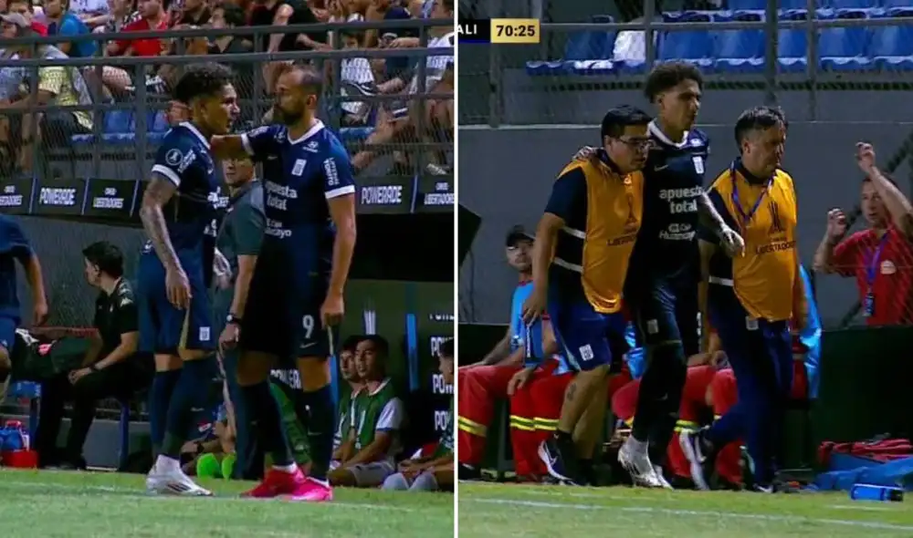 Paolo Guerrero fue titular en el Alianza Lima vs Nacional por la Copa Libertadores 2025. Foto: composición LR/captura de ESPN