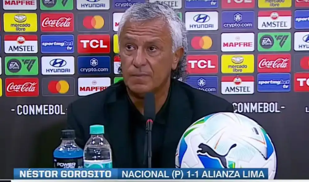 Néstor Gorosito dirigió su primer partido oficial como DT de Alianza Lima en la Copa Libertadores. Foto: captura/ESPN Néstor Gorosito dirigió su primer partido oficial como DT de Alianza Lima en la Copa Libertadores. Foto: captura/ESPN