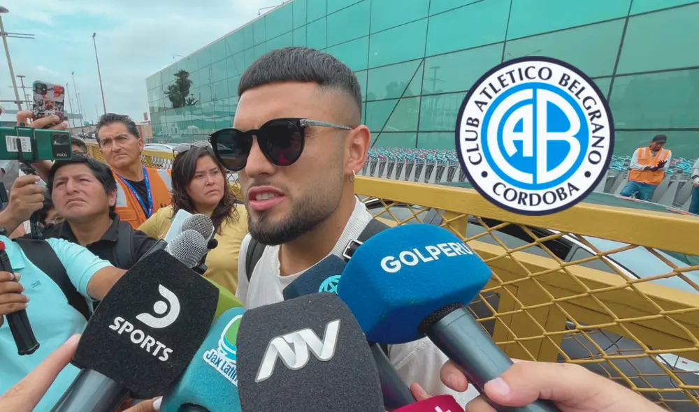 Rodrigo Ureña se pronunció sobre su frustrado pase al Belgrano. Foto: Composición LR - Rosa Quincho / URPI-LR