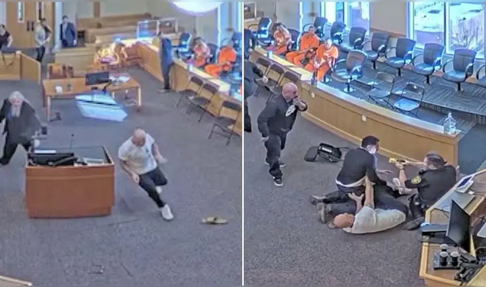 Asistentes describieron la escena como un momento de tensión. Foto: composición LR/difusión. Asistentes describieron la escena como un momento de tensión. Foto: composición LR/difusión.