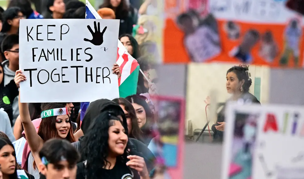 Los arrestos a inmigrantes no están permitidos en "lugares sensibles", como escuelas e iglesias. Foto: Ariana Espinoza/LR/AFP.