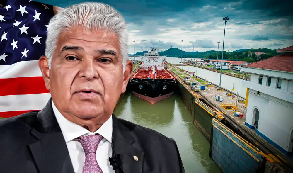 José Raúl Mulino se pronuncia y demiente a EE. UU. sobre cobro de peje en el canal. Foto: composición LR José Raúl Mulino se pronuncia y demiente a EE. UU. sobre cobro de peje en el canal. Foto: composición LR