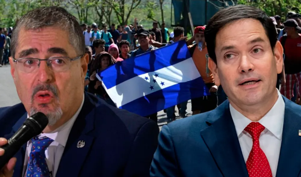 Presidente Bernardo Arévalo destaca importancia de reunión con Marco Rubio y fortalece la relación entre Guatemala y EE. UU. Foto: composición LR