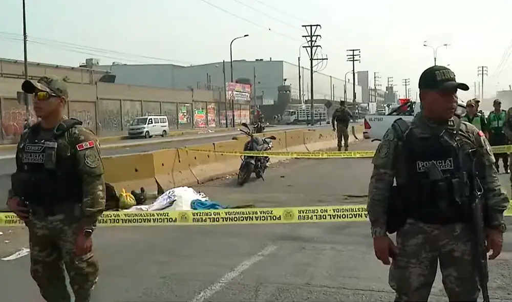 Familiares de la víctima alertan sobre huecos y el mal estado de la avenida, una de las más concurridas de la capital. Foto: captura/TV Perú
