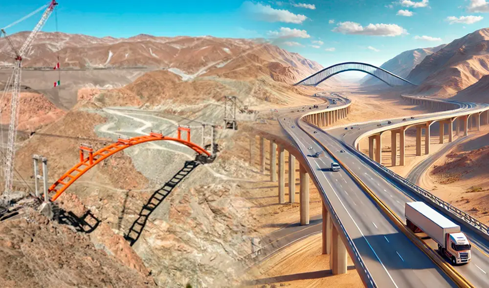 Vía que unirá Arequipa con Puno y Cusco estará lista en julio de 2025, de acuerdo al cronograma. Foto: composición LR/IA