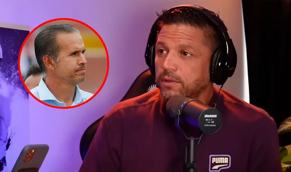 Pedro García elogió la carrera como entrenador de Carlos Silvestri. Foto: composición LR/GLR/captura de YouTube/'Doble punta'