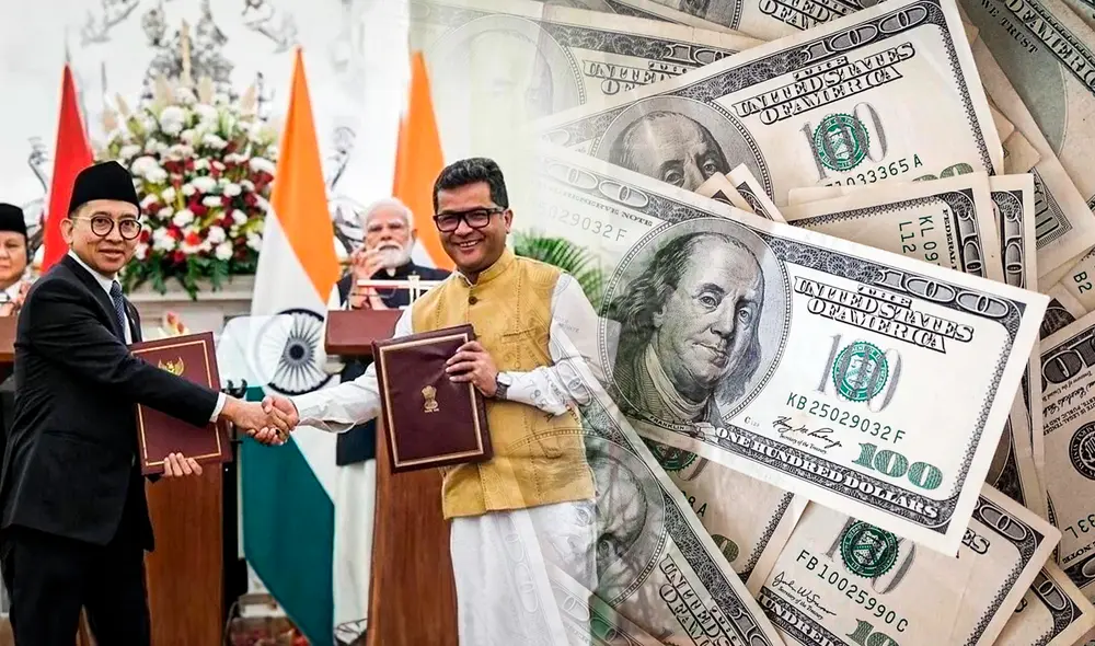 India e Indonesia pretenden fortalecer su integración financiera a través de sus monedas locales. Foto: composición LR/difusión India e Indonesia pretenden fortalecer su integración financiera a través de sus monedas locales. Foto: composición LR/difusión