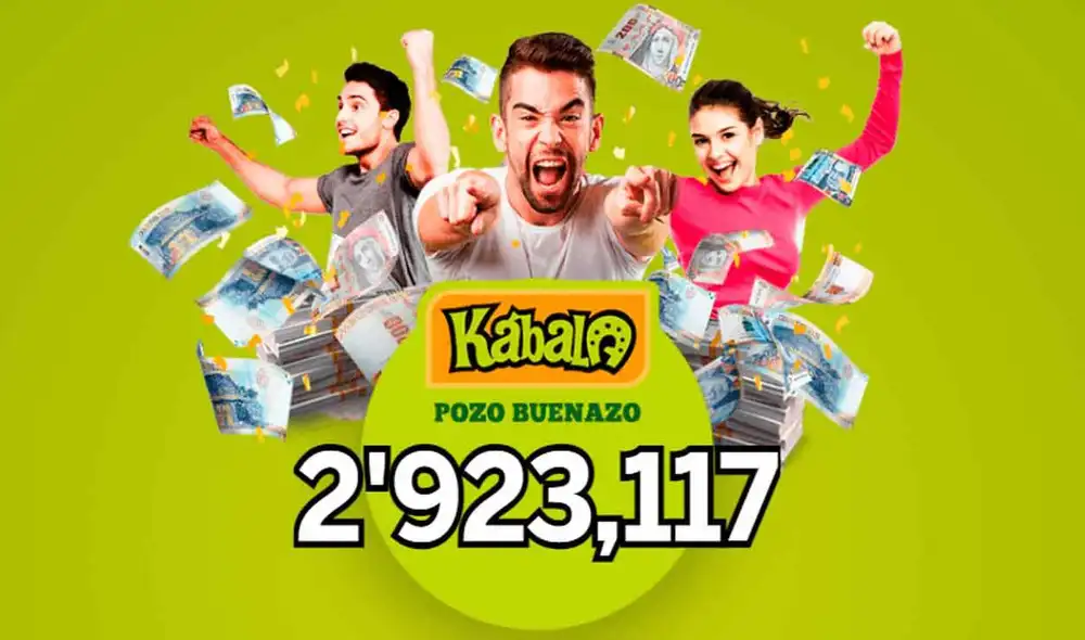 El sorteo de La Kábala podría entregar más de S/2 millones. Foto: La Kábala El sorteo de La Kábala podría entregar más de S/2 millones. Foto: La Kábala