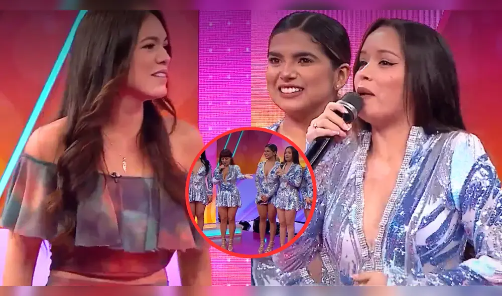 Kiara Lozano evitó hacer el viral baile de 'Como una boa'. Foto: Composición LR/América