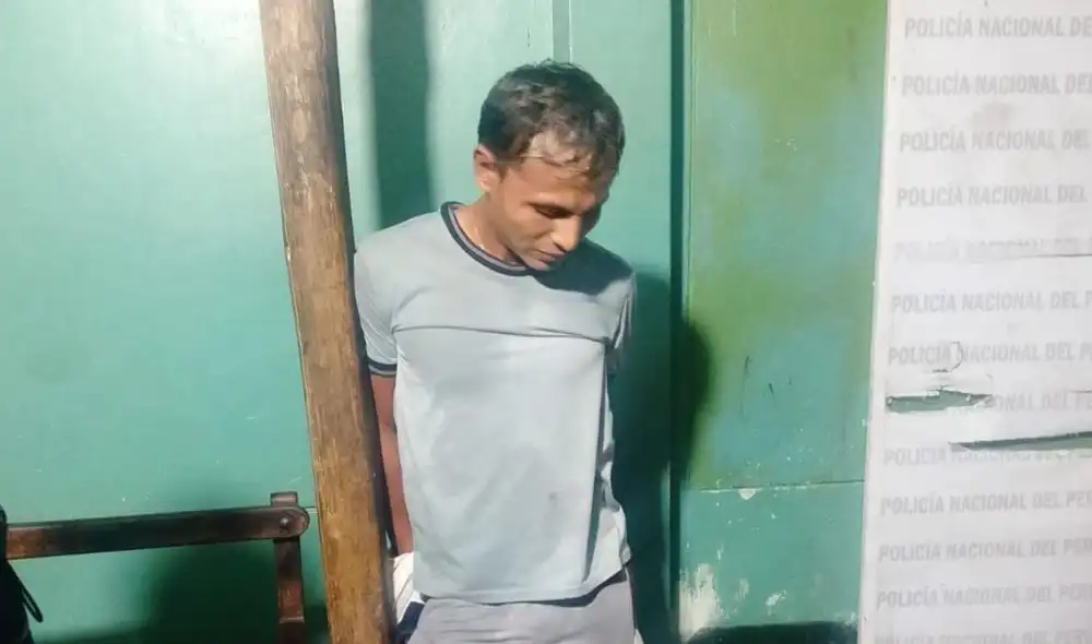 Mototaxista detenido por intento de secuestro de menor en Iquitos. Foto: difusión